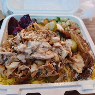 Chicken Schwarma Plate - $15