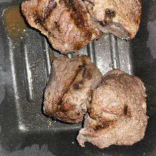 Beef Kabob à la carte $7.49  Asked for no onions, vegetables