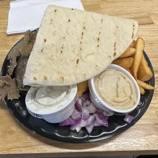 Gyro platter