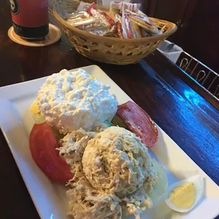 Chicken salad plate