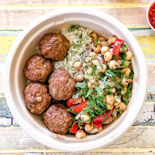 Butcher&apos;s Kofte (Meatball) Rice Bowl