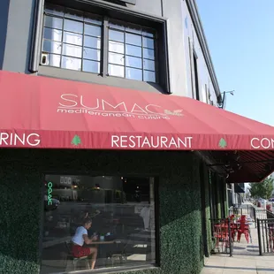 Sumac restaurant front.