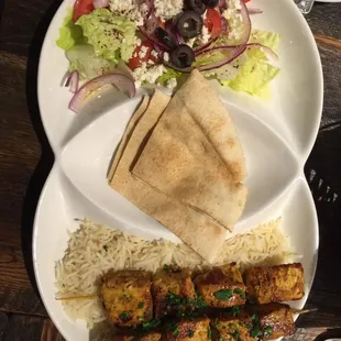 Chicken Kabob Plate