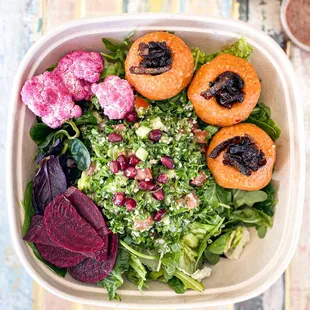 Red Lentil Balls Salad - Vegan