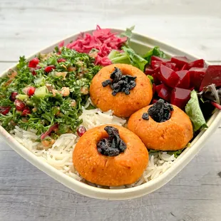 Red Lentil Half &amp; Half Bowl