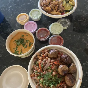 Lamb Meatball Bowl