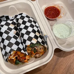 Kofte Meatball Wrap