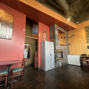 the kitchen and dining area
