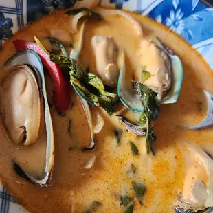 Steamed Mussels (takeout).