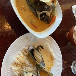 Steamed Mussels