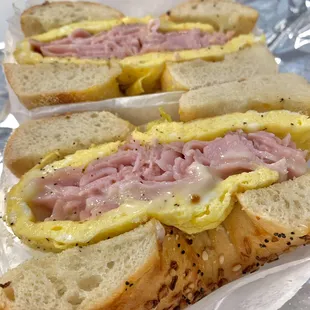 Ham egg n cheese