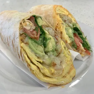 Sumatra breakfast wrap