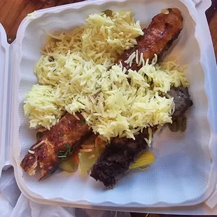 Mix Kabobs Plate