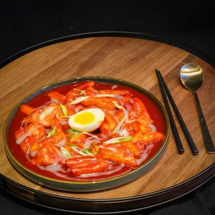 Rose creamy Teeokbokki