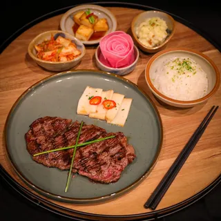 Grilled Zabuton Steak Bento