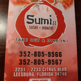 To go menu