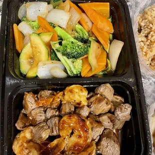 Steak and Shrimp Hibachi