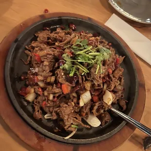 Sizzling Lamb