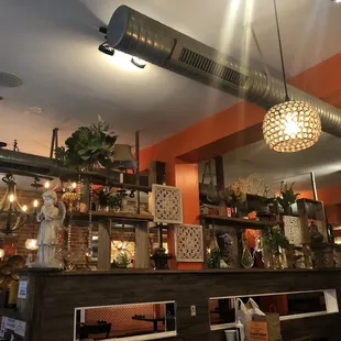 the interior of a restaurant