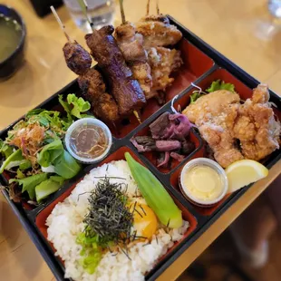 Deluxe Skewer Bento