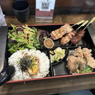 Negi-Tan Skewers Bento (Dinner)
