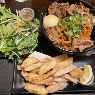 Shoga Yaki Don Bento (Dinner)