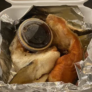 Salmon Collar. Wanted yellowtail but they ran out, but this was still so good.