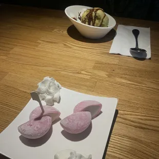 Strawberry Mochi &amp; Tempura Ice Cream