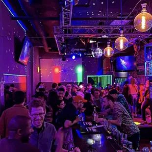 people sitting at a bar