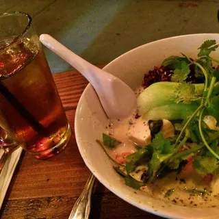 Green Curry of Greens and Tofu