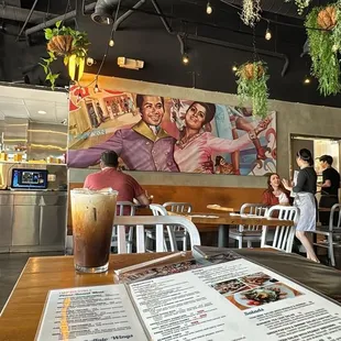 Right side dining area