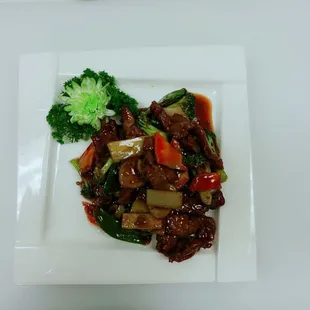 Beef With Garlic Sauce