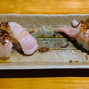 Albacore Belly with Frizzled Shallots and Ponzu... Incredible!