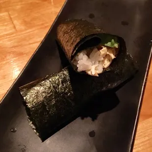 Baked Crab Hand Rolls