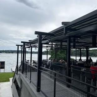 Patio on the water