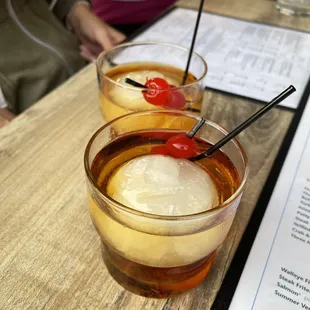 Tasty Old Fashioned on a rock