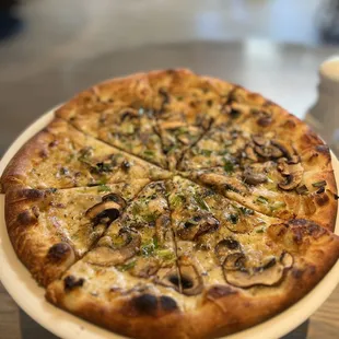 Shaved Mushroom Pizza
