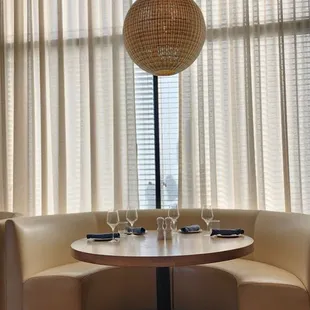 Inside dining room. December 2023
