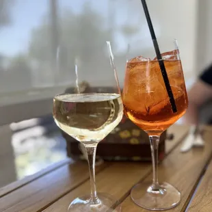 Pinot noir &amp; Aperol Spritz