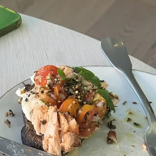 Smoked Salmon Tartine