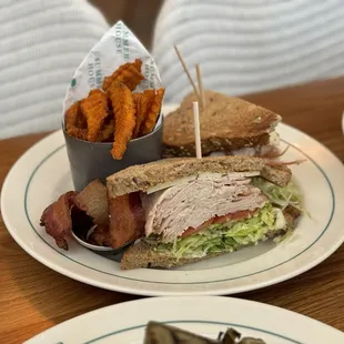 Stacked Turkey Sandwich