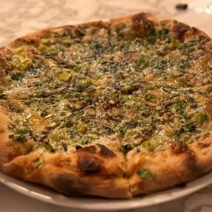 Shaved Mushroom pizza