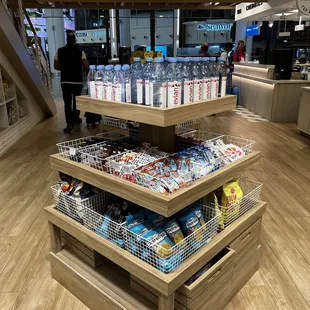 Snack and water available