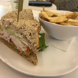 Stacked Turkey Avocado Sandwich