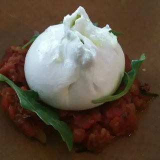 Handmade local burrata