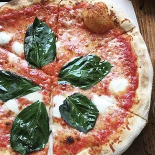Margherita Pizza From Brick Oven