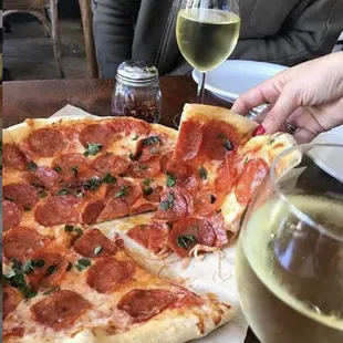 Hobbs Pepperoni Pizza From The Brick Oven