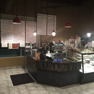 Order up front, sit anywhere you want, they bring it out to your table!