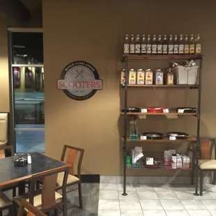 They also serve scooters coffee alongside summer kitchen food!