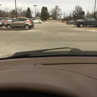 Lots of parking and the food is awesome!